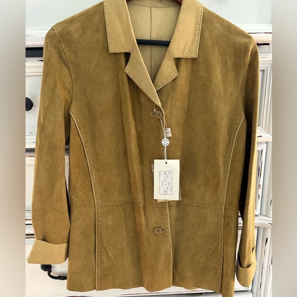 Vera Pelle Designer Leather Blazer - Picture 2 of 15